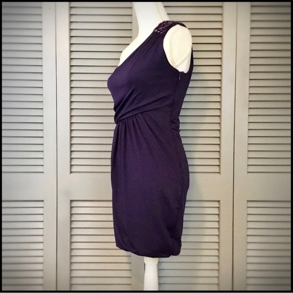 Apollo Dresses & Skirts - Apollo Deep Purple One Shoulder Special Occasion, Prom, Cocktail, Dress